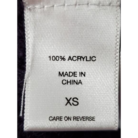 NEW YORK & CO Women's Plum Asymmetrical Hem Sweater Sz XS - Picture 8 of 9